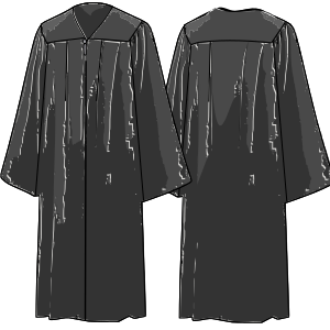 Patron ropa, Fashion sewing pattern, molde confeccion, patronesymoldes.com Toga graduacion Hombre 9888 UNIFORMES Guardapolvos